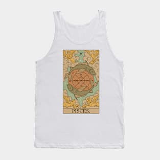 Pisces Tarot Card Tank Top